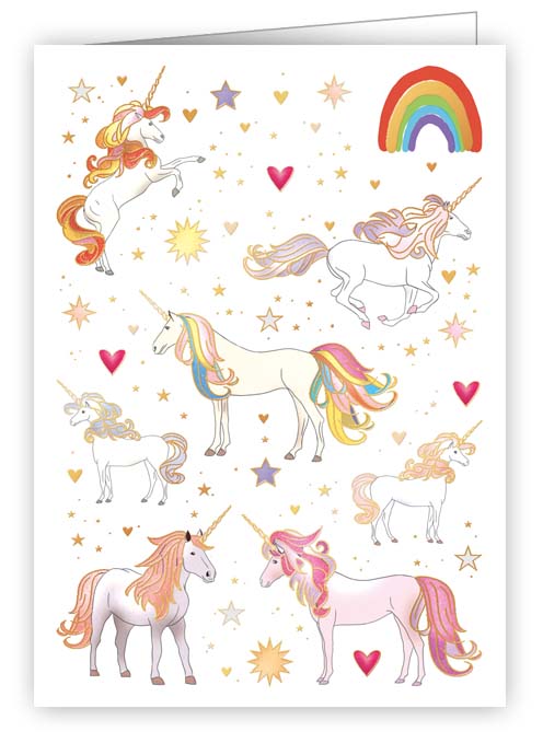 6981-Quire-Unicorns-Gift Tags-Minicards