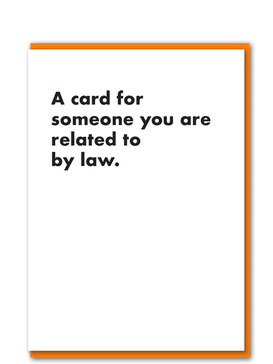 CB379-Objectables-Card For An In Law-Card-Basics