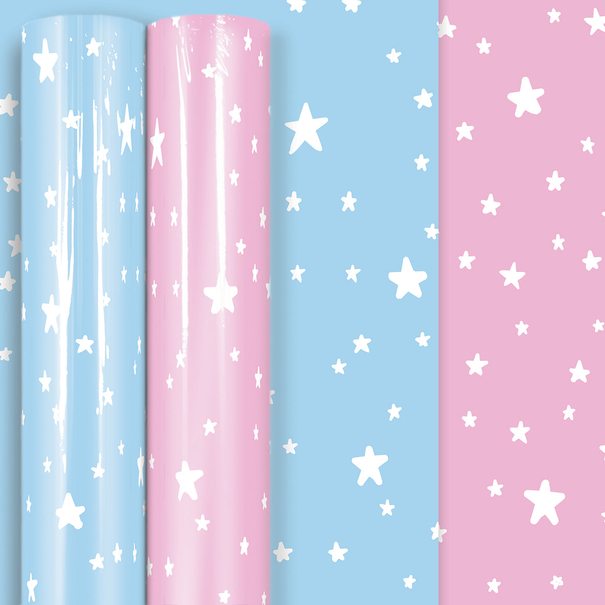 1481464-Deva Designs-Roll Wrap Baby Stars-Roll Wrap-