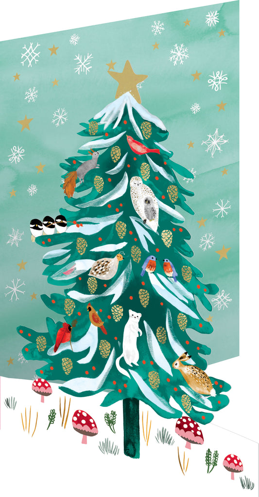 GCX1030-Roger La B-Laser-Enchanting Christmas-Xmas Card-