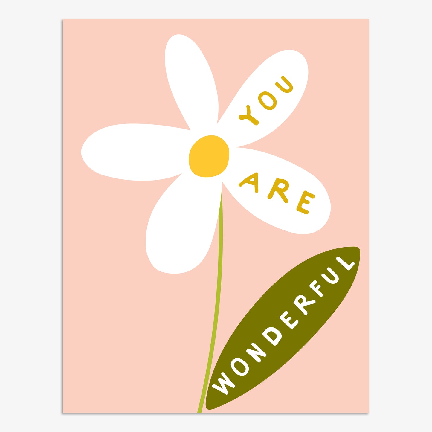 BP014-Think of Me-You Are Wonderful-Card-Boop