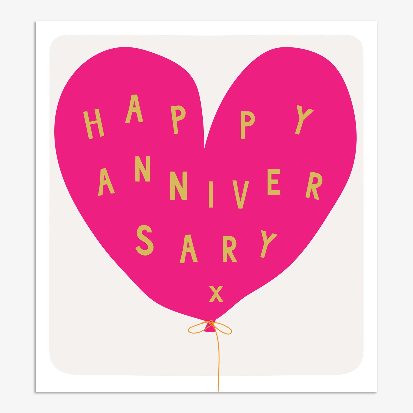 FIZ121-Think of Me-Happy Anniversary Balloon-Card-Fizz