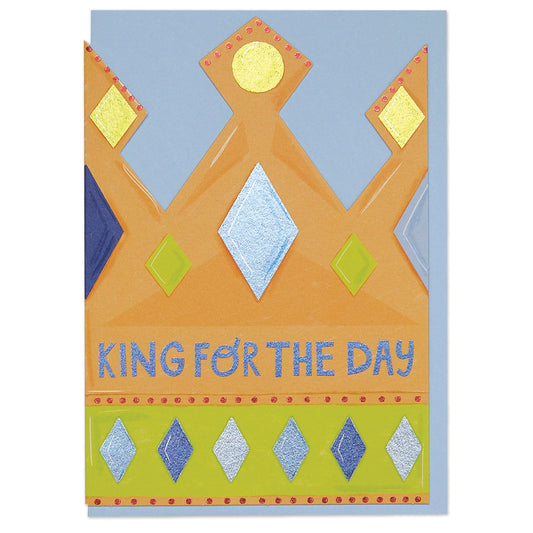 POP040-Raspberry Blossom-King For The Day-Card-Pop