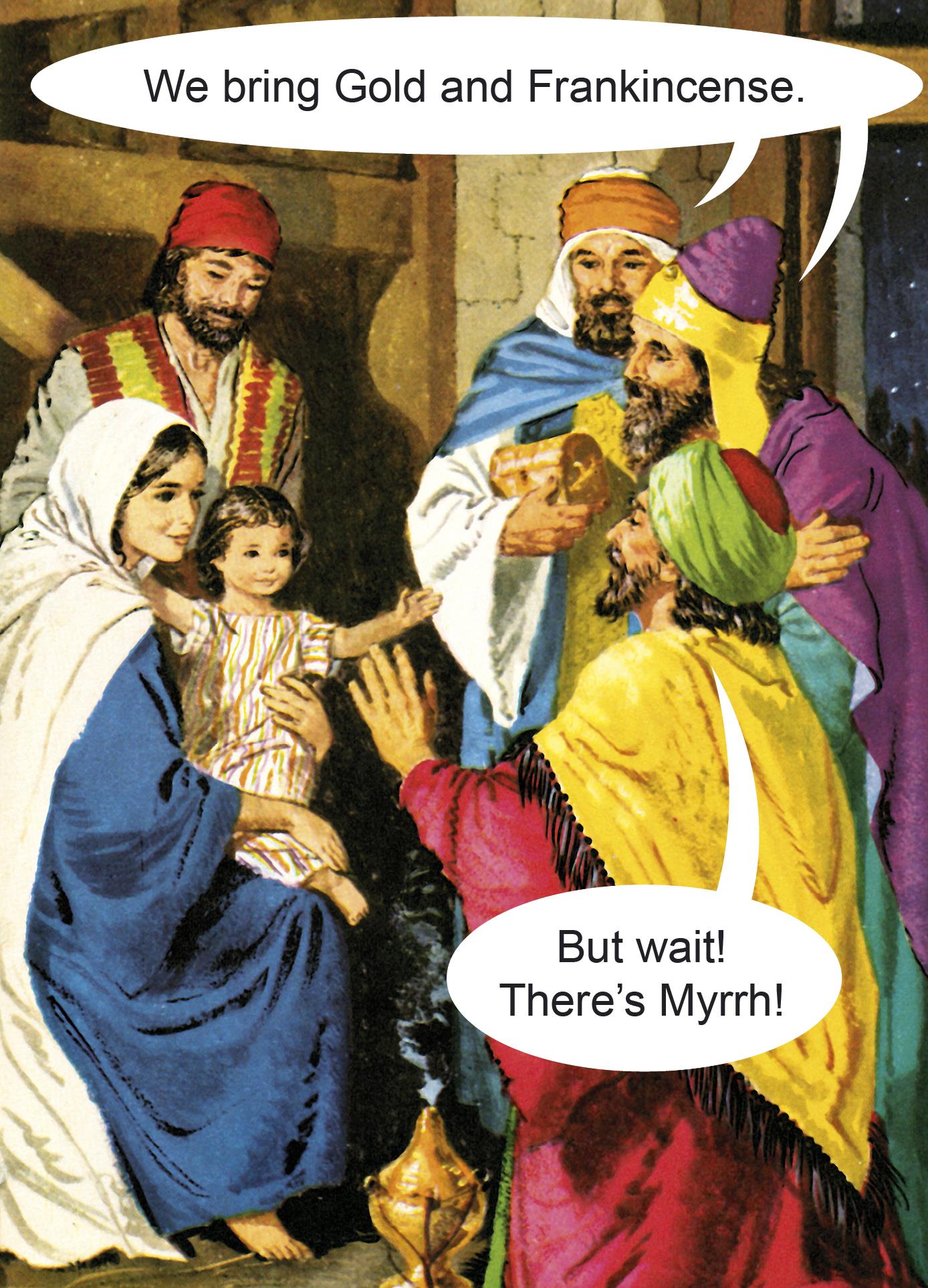 XLB001-Kiss Me Kwik-Myrrh-Xmas Card-