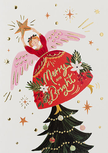 XJX06K-Meraki-Fairy-Xmas Card-Joyeux Noel