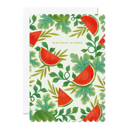 C273-Ricicle Cards-Birthday Watermelon-Card-