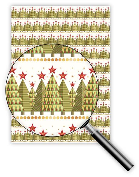 9694-Quire-Trees-Xmas Wrap-Christmas Wrapping Paper