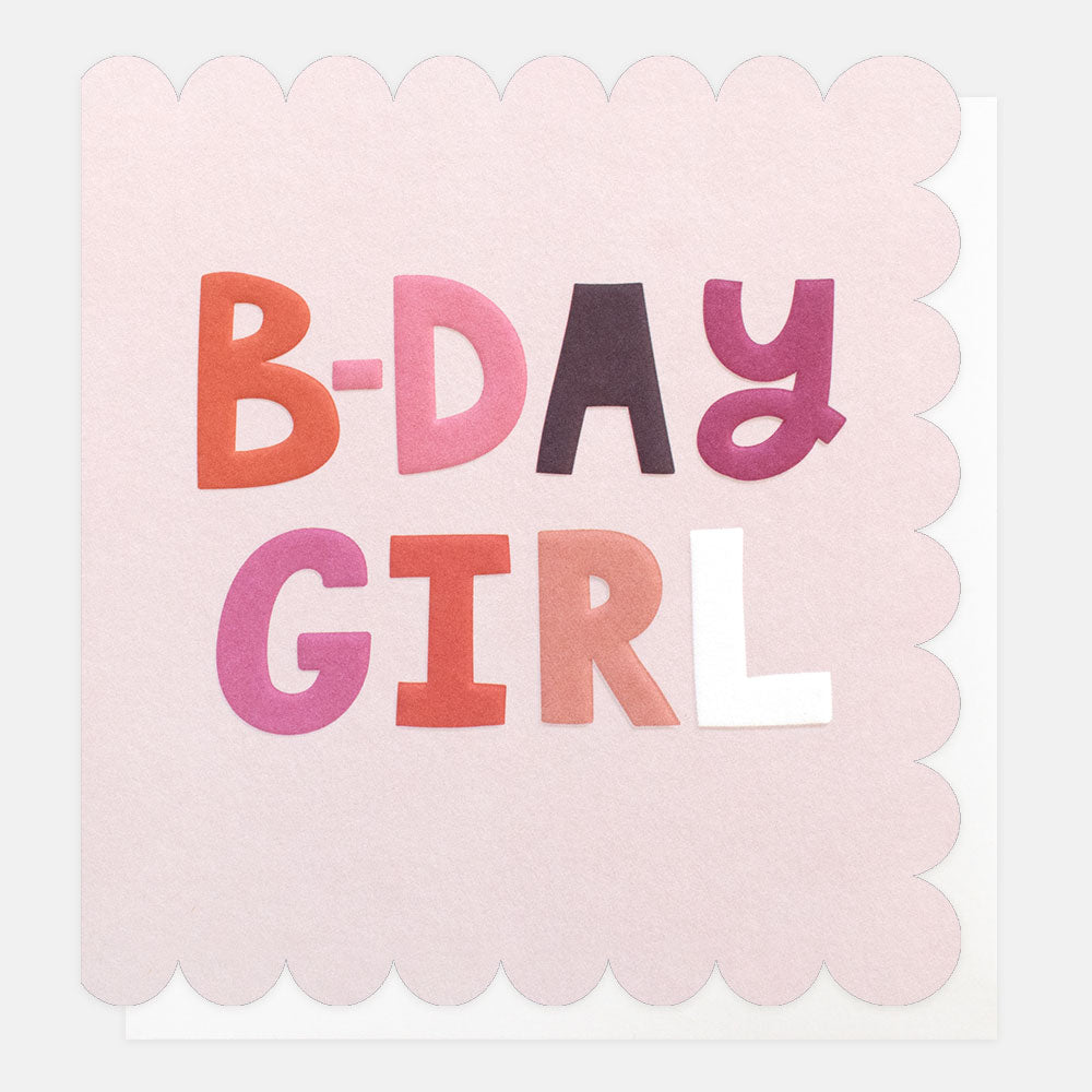 HPW006-Caroline G-B-Day Girl -Card-Happy Words