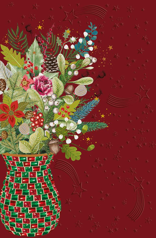 9959900067-Editor Groupe-Vase-Xmas Card-A Vos Voeux Merveilleux