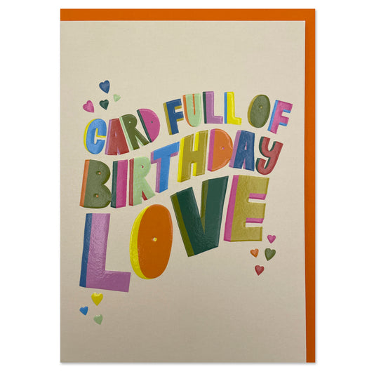 HPS038-Raspberry Blossom-Card Full Of Birthday Love-Card-Happiness