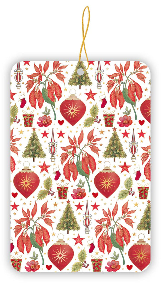 0844-Quire-Red Icons-Xmas Gift Tags-Gift Tag 5 Pack