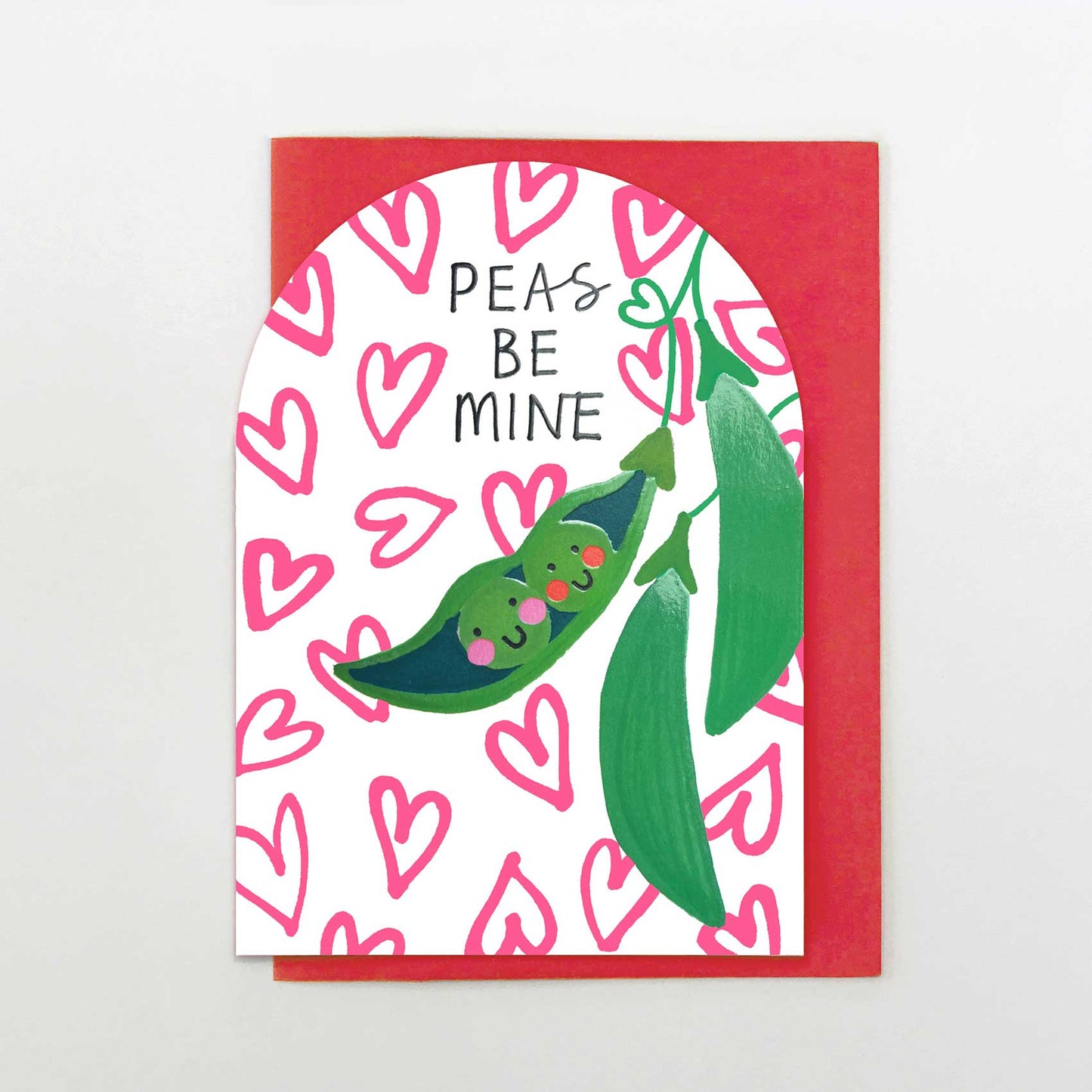 BA018-Stop The Clock-Peas Be Mine-Card-Moon & Back