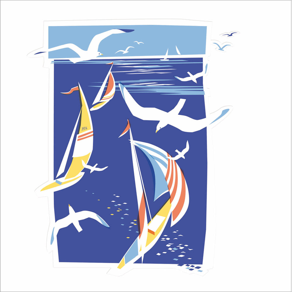 517914-Woodmansterne-P Sailing Along-Card-Azure