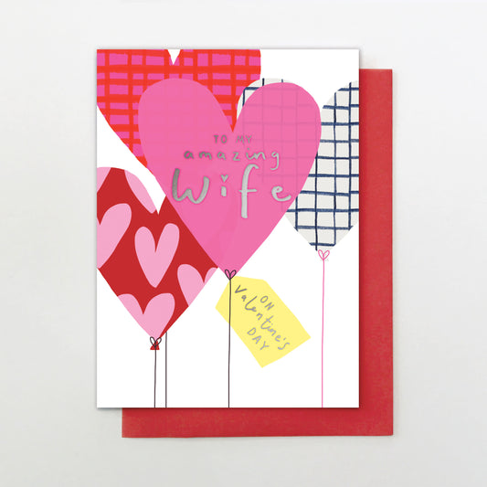 IN023-Stop The Clock-Wife Heart Balloons-Card-So Into You