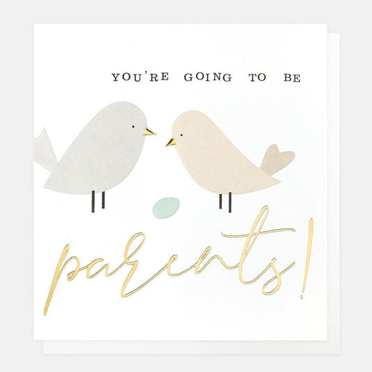 BAB003-Caroline G-You'Re Going To Be Parents-Card-