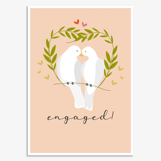 LNA011-Think of Me-Engaged-Card-Luna