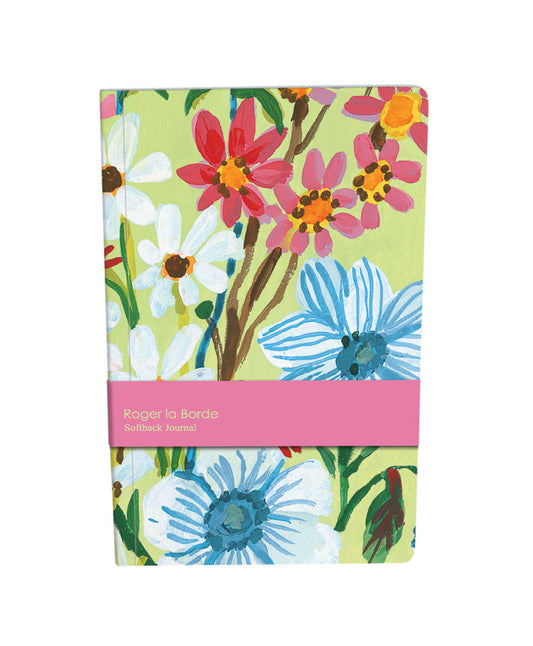 AMB029-Roger La B-Flower Field A5 Softback Journal-Notebook-Flower Field