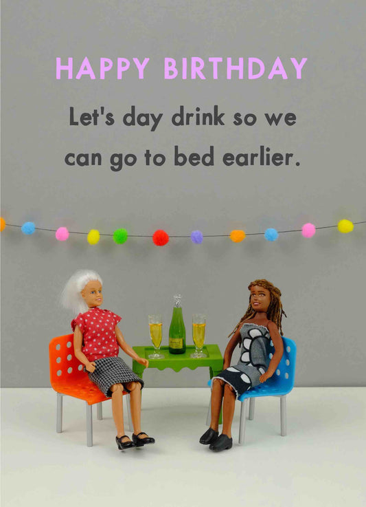 JJB033 Bold & Bright Card Lets Day Drink