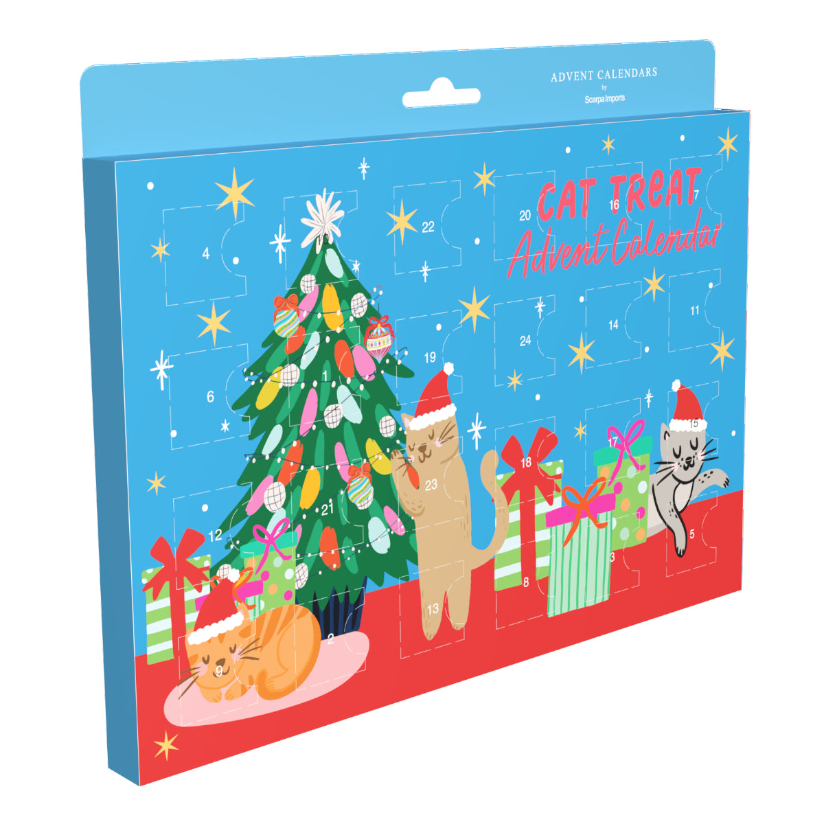 7768-Scarpa-Festive Cats Pet Treat Calendar-Xmas Calendar-Christie Williams