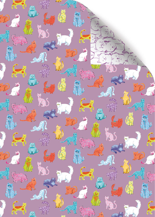 1761572-Deva Designs-Pawty Time Cats D/S-Wrap-