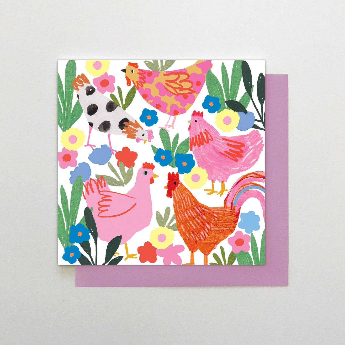 AC013-Stop The Clock-Chickens-Card-Art Card