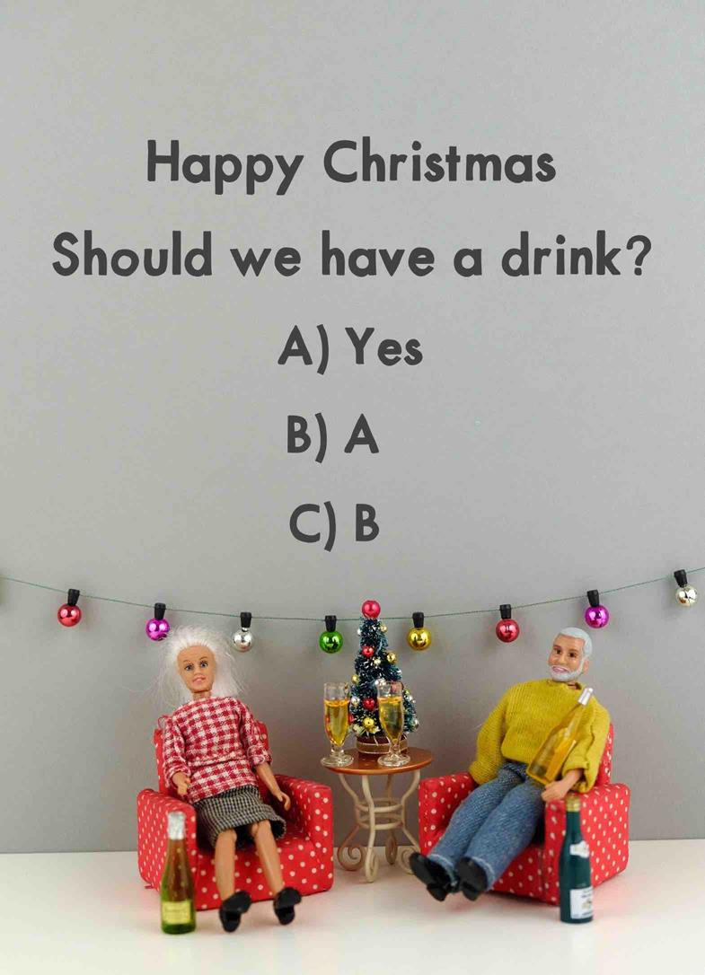 JJC023-Bold & Bright-Christmas Drinks-Xmas Card-Jeffrey & Janice