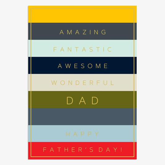 FDR007-Think of Me-Amazing Fantastic Dad-Card-