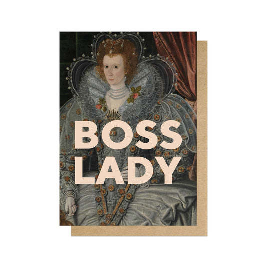 OHFINE006C-East End Prints-Boss Lady-Card-Oh Fine! Art