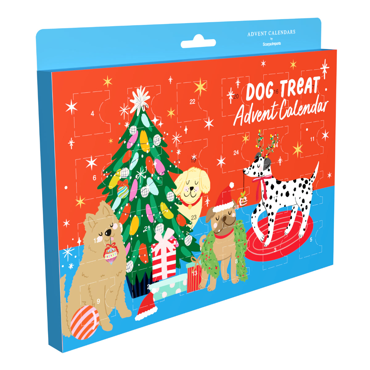 7751-Scarpa-Festive Dogs Pet Treat Calendar-Xmas Calendar-Christie Williams