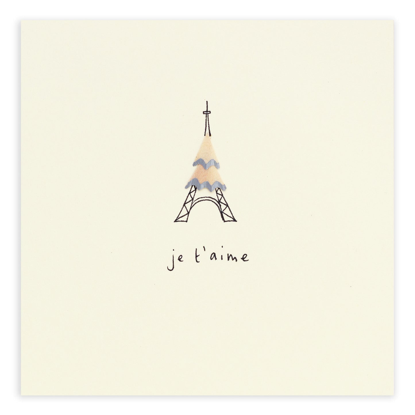 (120)PSC-VEI-Ruth Jackson-Valentine'S Eiffel-Card-