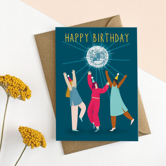 CCM008-Elsa Rose Frere-Birthday Disco-Card-