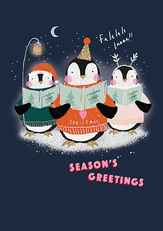 XKT04K-Meraki-Penguins-Xmas Card-Kitschmas