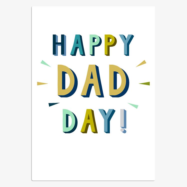 FDR009-Think of Me-Happy Dad Day!-Card-