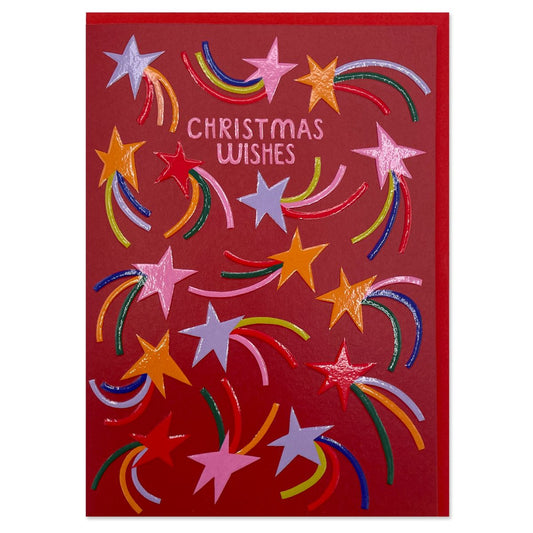 HPS044-Raspberry Blossom-Xmas Card-Happiness