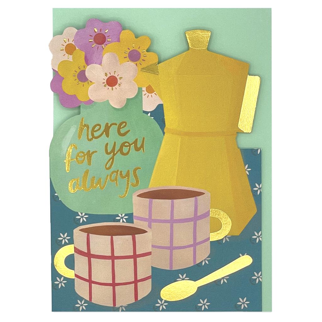 GOM016-Raspberry Blossom-Here For You Always-Card-Golden Moments