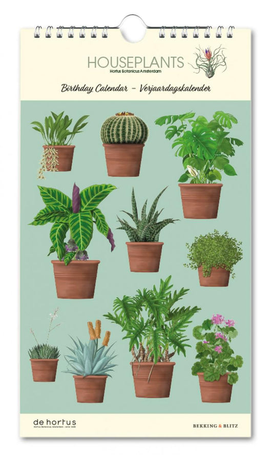 BC159-Bekking & Blitz-Birthday Calendar-Houseplants