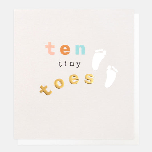 BAB012-Caroline G-Ten Tiny Toes-Card-Baby