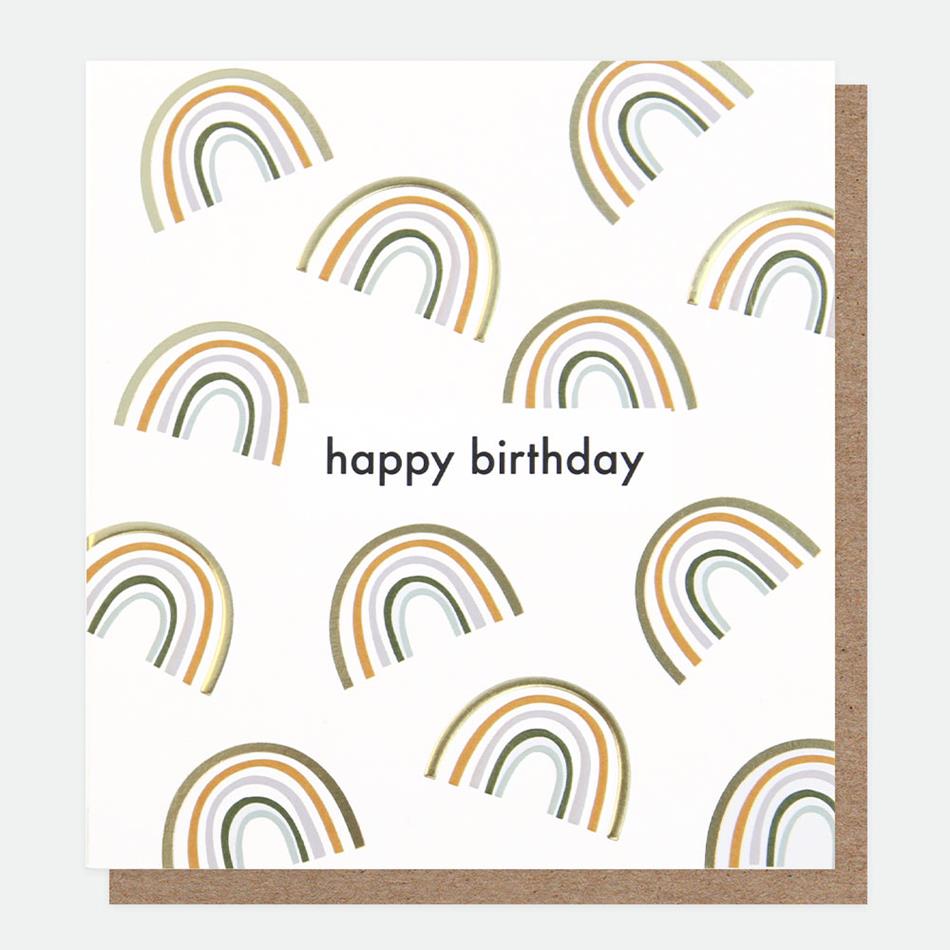 AAP004- Caroline G - Card Happy Birthday Rainbows