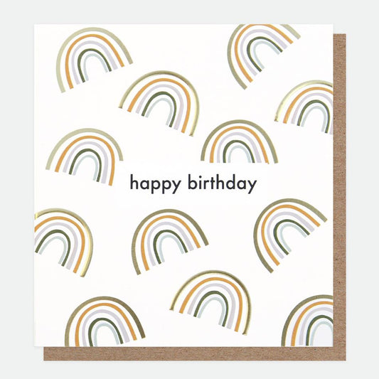 AAP004- Caroline G - Card Happy Birthday Rainbows