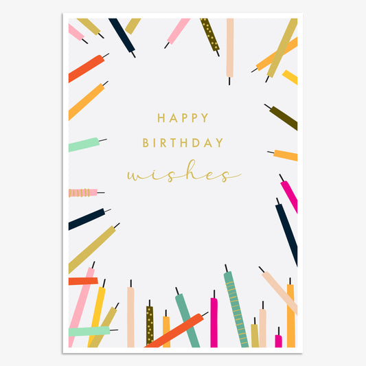 LNA075-Think of Me-Happy Birthday Wishes-Card-Luna