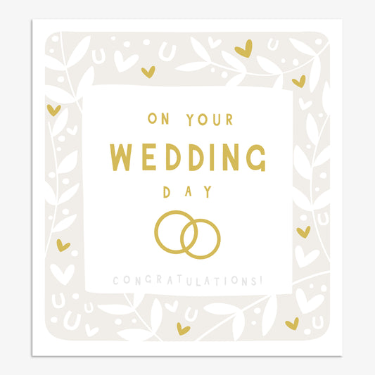 FIZ120-Think of Me-On Your Wedding Day-Card-Fizz