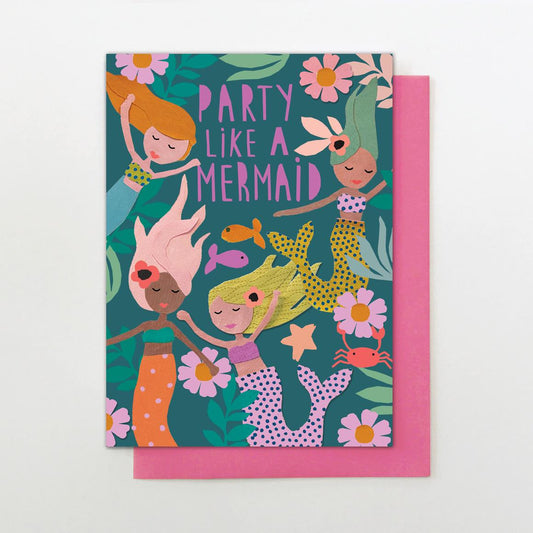 YW004-Stop The Clock-Party Like A Mermaid-Card-Young & Wild