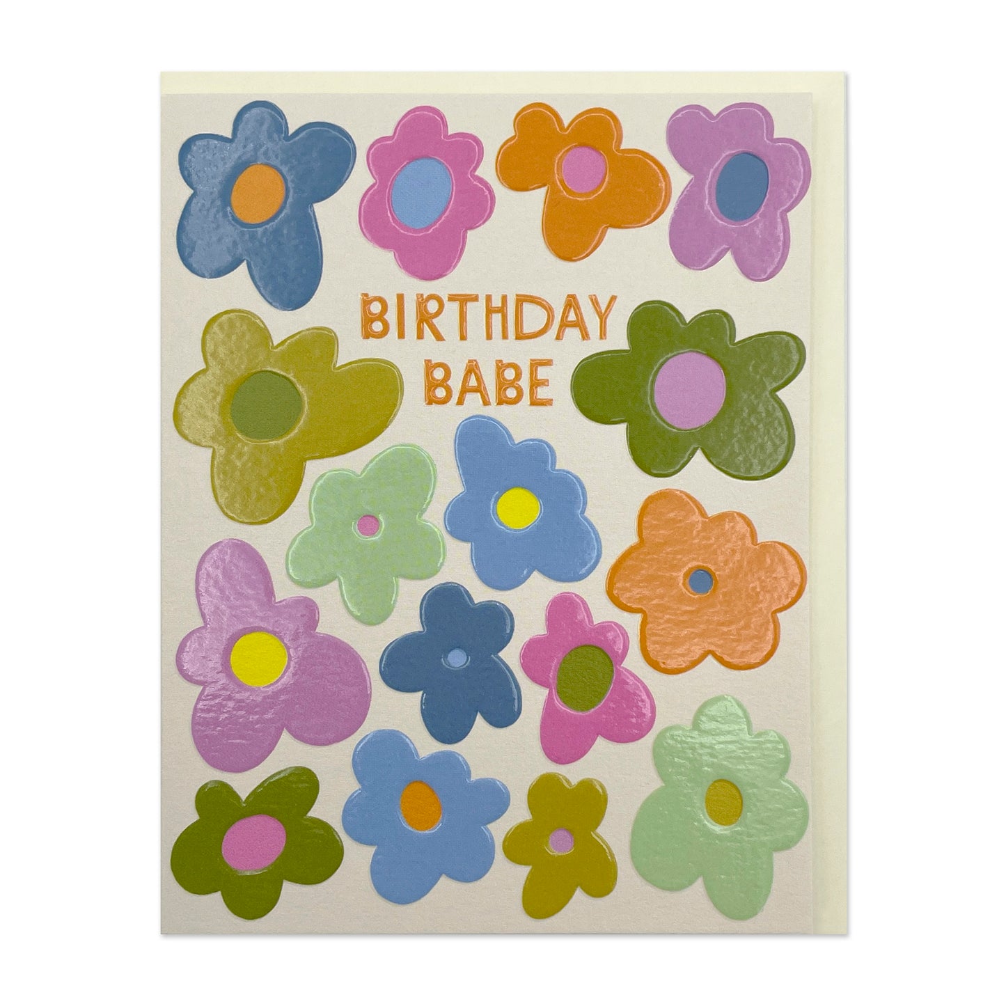 LIJ006-Raspberry Blossom-Birthday Babe Floral-Card-Little Joys