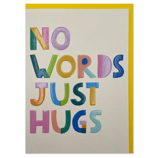 SUN004-Raspberry Blossom-No Words Just Hugs-Card-Sunshine