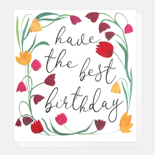 IWO006-Caroline G-�Have The Best Birthday-Card-In The Woods