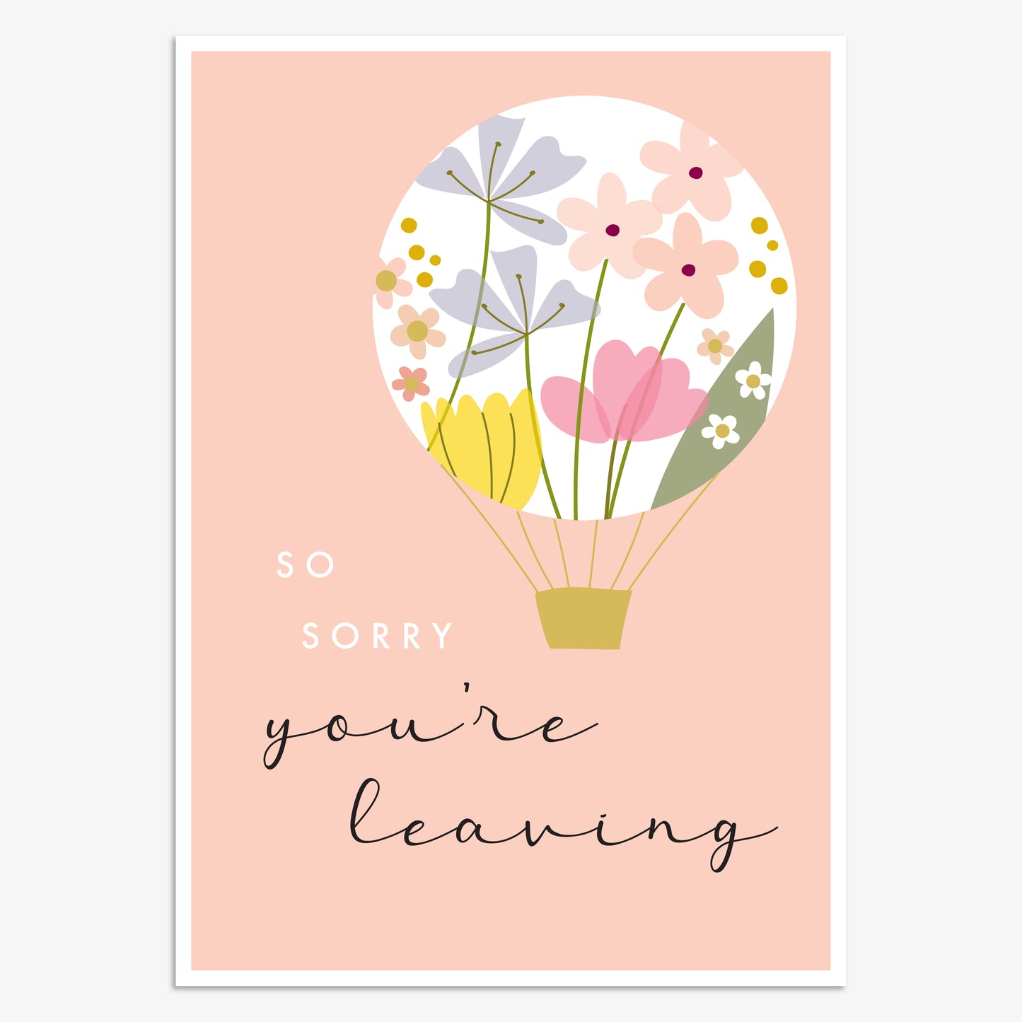 LNA074-Think of Me-So Sorry You'Re Leaving-Card-Luna