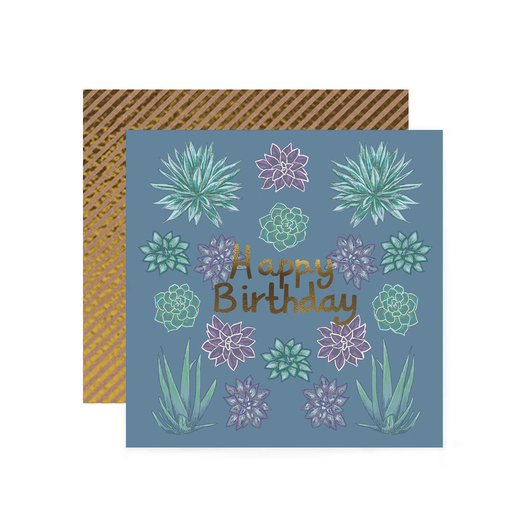 RE005-Apple & Clover-Succulents-Card-Reflections