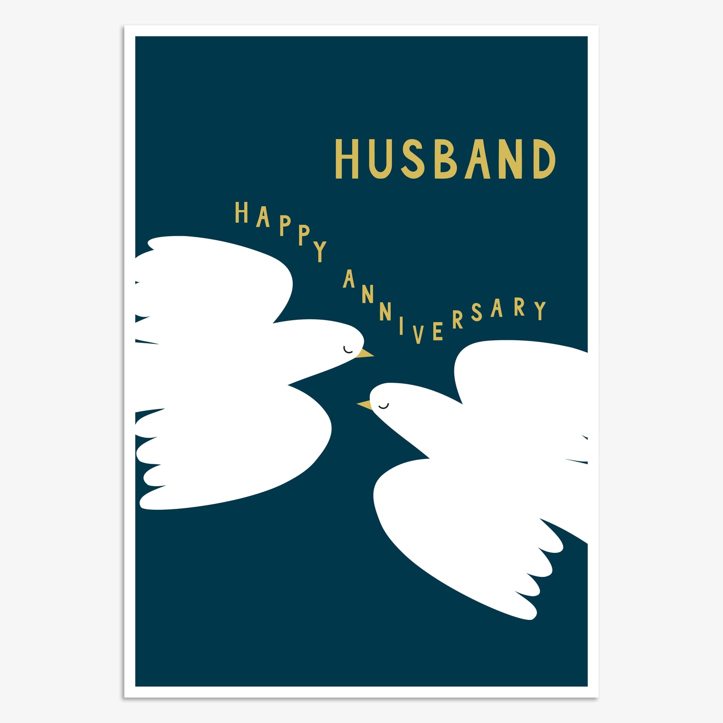 PV017-Think of Me-Husband Happy Anniversary-Card-Pura Vida