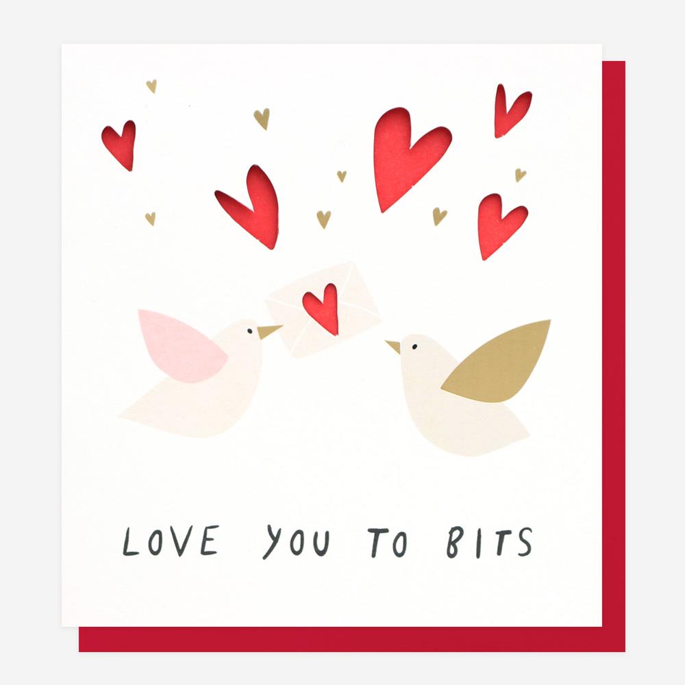 CUT022-Caroline G-Love You To Bits-Card-Vday