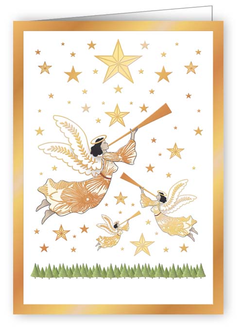 6974-Quire-Angels-Xmas Gift Tags-Mini Cards